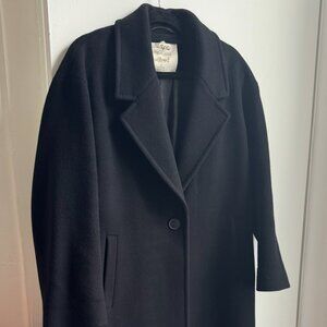 Aritzia Wilfred The Only Coat Black - SEE NOTE ABOUT SIZING